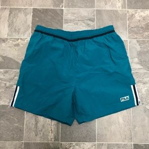 Men’s vintage 90s fila big logo 3M Swim Trunks